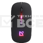 Мышь беспроводная Defender Touch MM-997 черный, 1600 dpi, радиоканал, Bluetooth, USB, кнопки - 4, фото 1