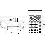 Контроллер RGB Basic для ленты LED 12V 72W 1/200, фото 1