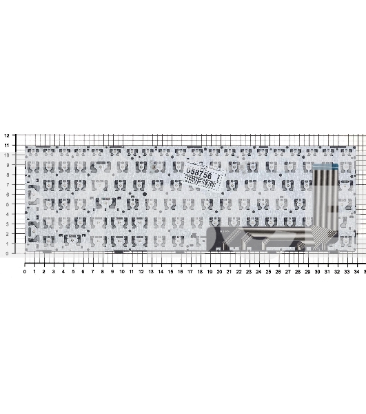 Клавиатура для ноутбука Lenovo IdeaPad 110-15ISK 110-17ACL черная с рамкой