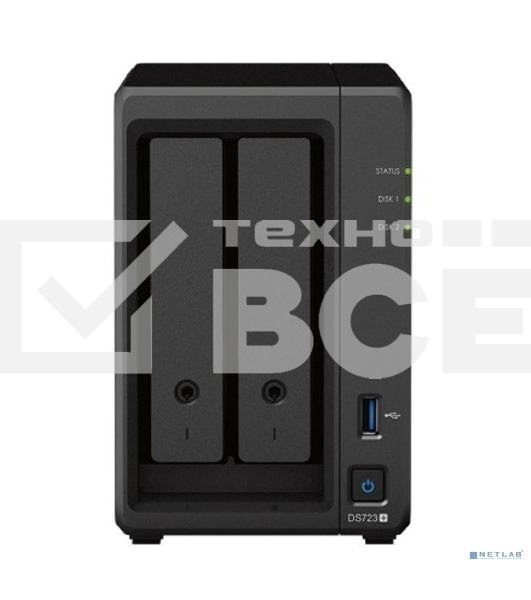 СХД настольное исполнение 2BAY NO HDD DS723+ SYNOLOGY