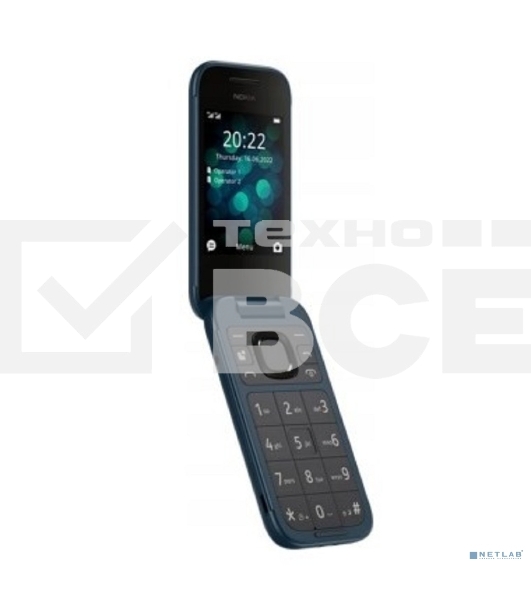 Мобильный телефон Nokia 2660 TA-1469 DS BLUE (1GF011PPG1A02)