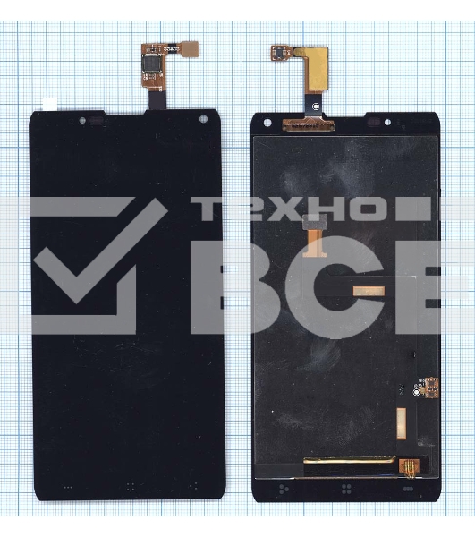 Дисплей для Prestigio MultiPhone PAP7505 DUO черный