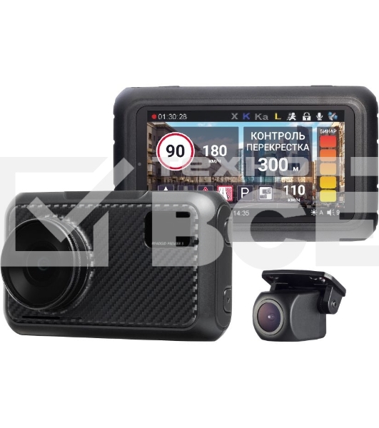 Видеорегистратор с радар-детектором ROADGID Premier 3 2CH,GPS,ГЛОНАСС