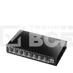 Коммутатор 8-Port 10/100 Mbps Desktop Switch, 8 10/100M RJ45 Ports, Loop Detection, Metal Case, Power Saving, Plug & Play, фото7