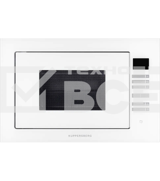 Встраиваемая микроволновая печь Kuppersberg HMW 645 W25 л, High-Tech, 900 Вт, белый