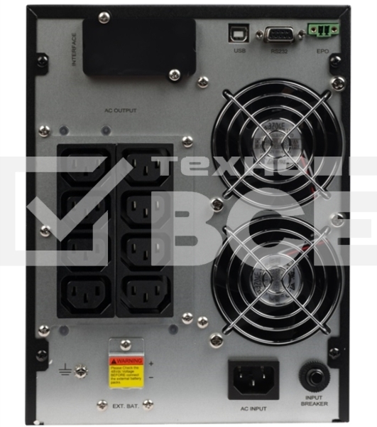 Источник бесперебойного питания Smartwatt XPERT 3kVA 2700Вт 3000ВА черный