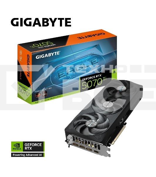 Видеокарта Gigabyte GV-N507TEAGLE OC-16GD 1.0 NV RTX5070TI 16Gb 256bit GDDR7 2542/28000/HDM