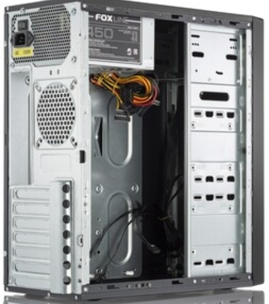Компьютерный корпус c блоком питания 450 Ватт Case Foxline FL-301, ATX