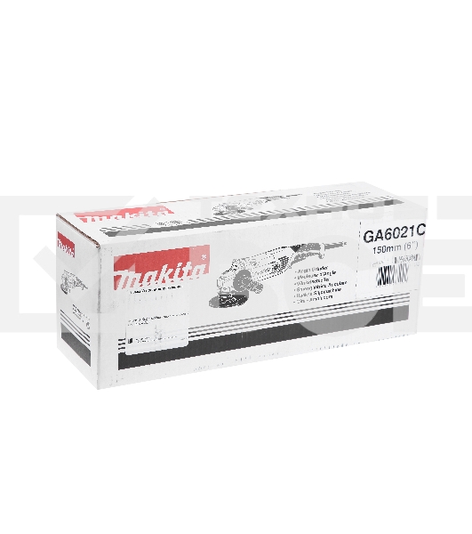 Углошлифовальная машина Makita GA6021C 1450Вт 9000об/мин рез.шпин.:M14 d=150мм