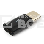 Переходник Cablexpert Переходник USB, USB Type-C/USB MicroB (F), пакет (A-USB2-CMmF-01), фото 1