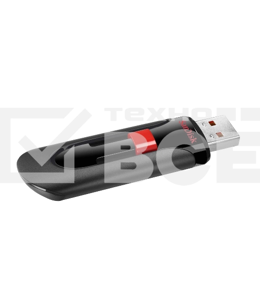 Флеш диск 256GB SanDisk CZ60 Cruzer Glide, USB 2.0, Black