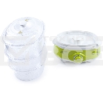 Пароварка электрическая Endever Vita-171, белый/зеленый, мощность 1000 Вт, объем 11 л, фото5