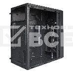 Компьютерный корпус Minitower ExeGate BAA-109U2-AAA400 (mATX, AAA400 8см, 2*USB+2*USB3.0, аудио, черный), фото2