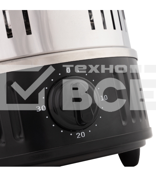 Шашлычница электрическая Endever Grillmaster 295, серебристый/черный