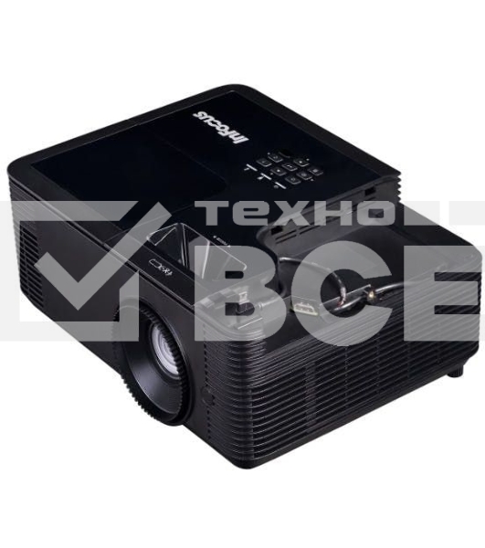 Проектор INFOCUS IN2134 DLP, 4500 ANSI Lm, XGA(1024х768), 28500:1, 1.48-1.93:1, 3.5mm in, Composite video, VGAin, HDMI 1.4aх3 (поддержка 3D), USB-A (для SimpleShare и др.),лампа 15000ч.(ECO mode), 3.5mm out, Monitor out(VGA),RS232,RJ45,21дБ, 4,5 кг