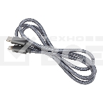 Кабель Type-C - Lightning PD/1m/nylon/gray Rexant, фото2