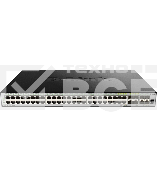 Коммутатор DGS-3630-52TC/A2ASI Управляемый L3 стекируемый коммутатор с 44 портами 10/100/1000Base-T, 4 комбо?портами 100/1000Base-T/SFP и 4 портами 10GBase-X SFP+