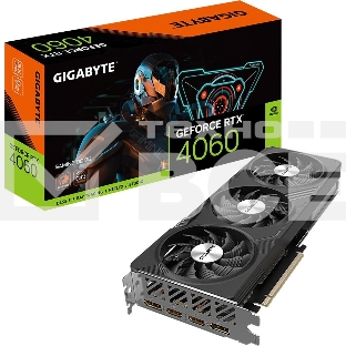 Видеокарта Gigabyte GV-N4060GAMING OC-8GD NVIDIA GeForce RTX 4060 8Gb 128bit GDDR6 2550/17000 HDMIx2 DPx2 HDCP Ret