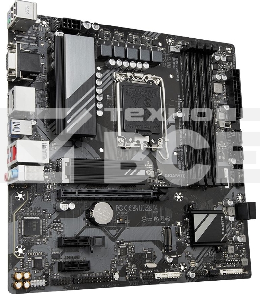 Материнская плата Gigabyte B760M DS3H, LGA 1700, Intel B760, 4xDDR5, 4xSATA, 2xM.2, 1xPCIe 4.0 x16, 2xPCIe x1, 1xHDMI, 1xVGA, 2xDP, 1x 2.5Gb LAN, 3xUSB-A 3.2 Gen 1, 1xUSB-C 3.2 Gen 2, 2xUSB-A 2.0, 3x3.5 мм, 7.1, mATX