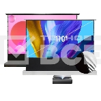 Экран S'OK для UST проектора 244x137 см, 4K, напольный c электроприводом, белый, фото3