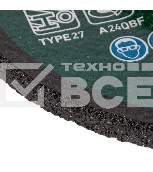 Круг шлифовальный по металлу Сибртех, 125 х 6,0 х 22,2 мм, 9 WA+75 A+16 B