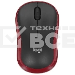 Мышь беспроводная Logitech M185, красный, 1000 dpi, радиоканал, USB, кнопки - 3, фото9