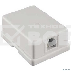 Розетка внешняя Exegate EX271122RUS RJ-45 кат.5/5E UTP Krone/110, фото2