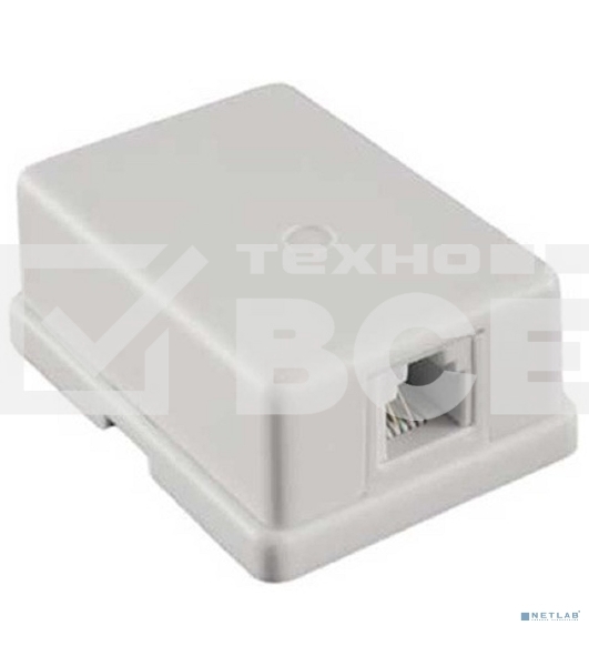 Розетка внешняя Exegate EX271122RUS RJ-45 кат.5/5E UTP Krone/110
