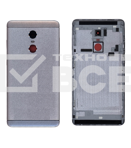 Задняя крышка для Xiaomi Redmi Note 4X серебро
