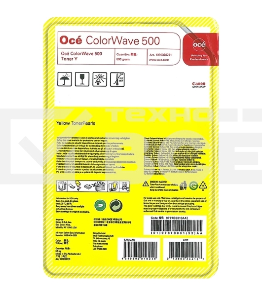 Картридж лазерный Canon Oce ColorWave 500 Yellow (500 г) для Oce ColorWave 500