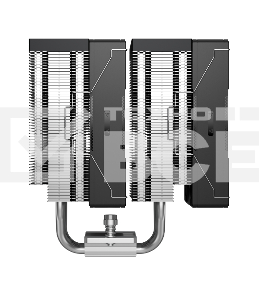 Кулер для процессора PCCooler RZ620 BK (260W, 4-pin PWM, 157.5mm, Al/Cu, 6x6mm, 1x120mm, 86.73CFM, 32dBA, 2200RPM, S: 1851/1700/1200/115X, AM5/AM4, black)