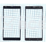 Стекло для Nokia Lumia 1520 черное, фото 1