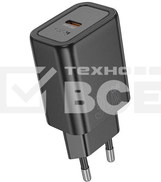 Сетевое зарядное устройство Hoco Gentle PD30W+QC3.0 30W 3A (PD+QC) (44358)