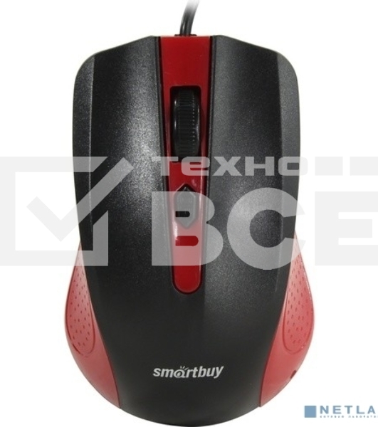 Мышь проводная Smartbuy ONE 352 красно-черная SBM-352-RK