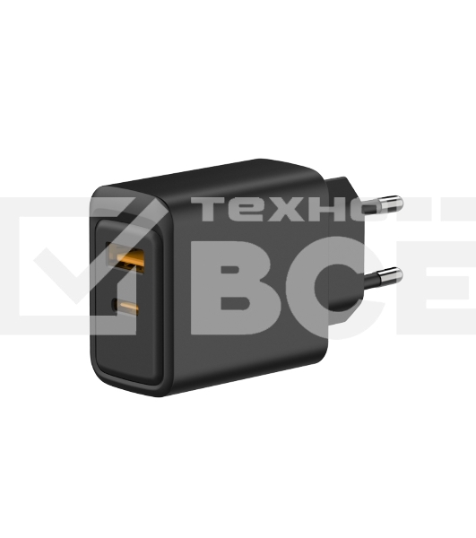 Сетевое зарядное устройство Rexant с портами USB-A и USB-C, 30Вт, черный