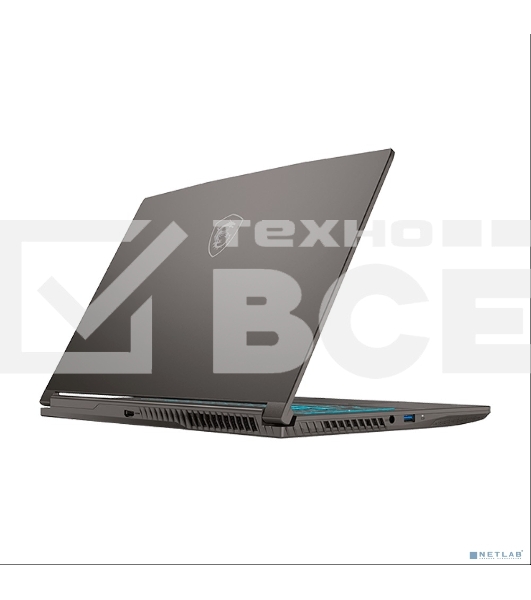 Ноутбук MSI Thin 15 B2RVE-3451XRU 15.6' IPS/FHD Intel Core 7 240H/16Gb/SSD512Gb/NVIDIA RTX4050 6Gb/NoOS/серый/1.86kg