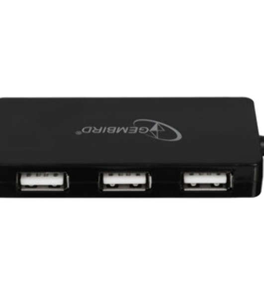 USB-концентратор Gembird UHB-U2P4-03, USB 2.0, USB 4 порта, USB