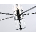 Люстра Ambrella light LH56001/5 СH/FR хром/белый матовый E14*5 max 40W D640*1260, фото3