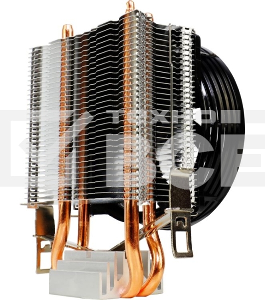 Кулер для процессора AeroCool / Formula Verkho 2 серебристый, 90 мм, алюминий/медь, 2000 об/мин, 25 дБ, 4 pin, 110 Вт, 125 мм