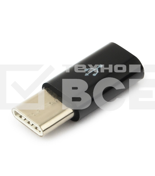 Переходник Cablexpert Переходник USB, USB Type-C/USB MicroB (F), пакет (A-USB2-CMmF-01)