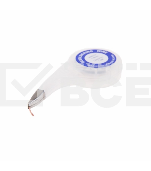 Оплетка для удаления припоя Rexant, медная, 1.0 мм x 1.5 м, диспенсер