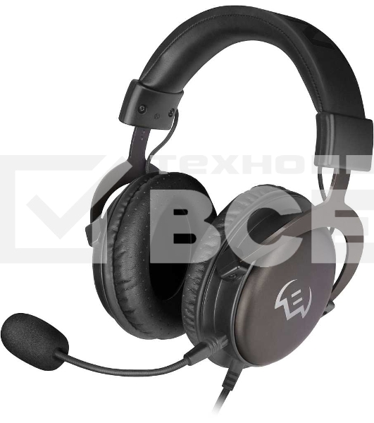Игровые наушники SVEN AP-G999MV с микрофоном серый (50 мм, мини-джек (стерео) O 3,5 мм (4 pin))