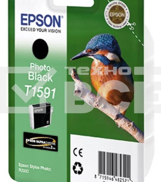 Картридж струйный Epson C13T15914010 фото черный (850 стр) для Epson St Ph R2000