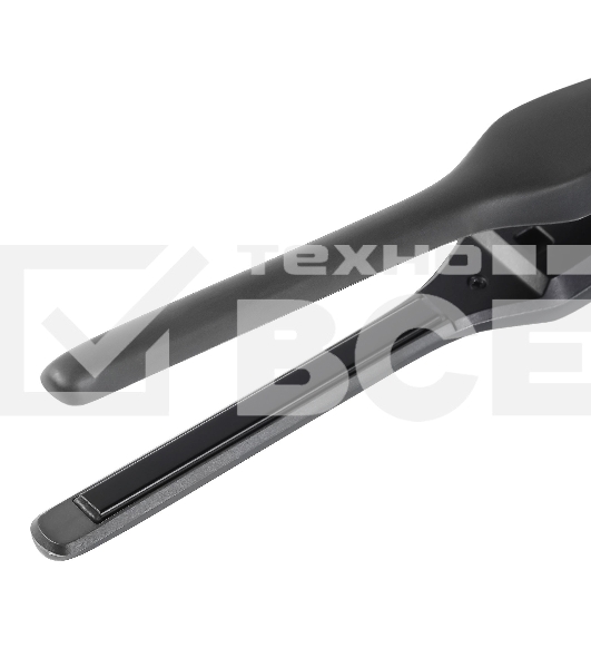 Щипцы для волос Galaxy Line GL 4522, черный, 30 Вт, керамическое покрытие рабочей поверхности, размер пластин 100х9 мм, нагревательный элемент с защитой от перегрева, температура 180°С, индикатор работы, петля для подвешивания, длина шнура 1,7