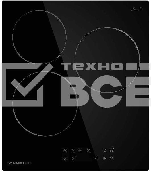 Электрическая варочная панель Maunfeld CVCE453BK