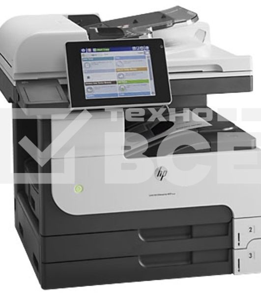МФУ лазерный HP LaserJet Enterprise MFP M725dn (CF066A), A3, ч/б, печ. до 41 стр/мин., скан. до 50 стр/мин., 1200 x 1200 dpi (печать) 600x600dpi (скан.), USB, RJ-45, Air Print