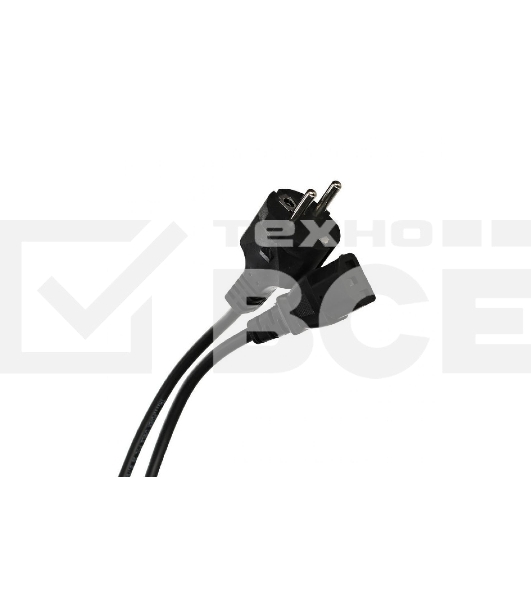 Кабель компьютер - розетка 220V (EURO) 1.8м, 3G 0,75mm медь, Telecom