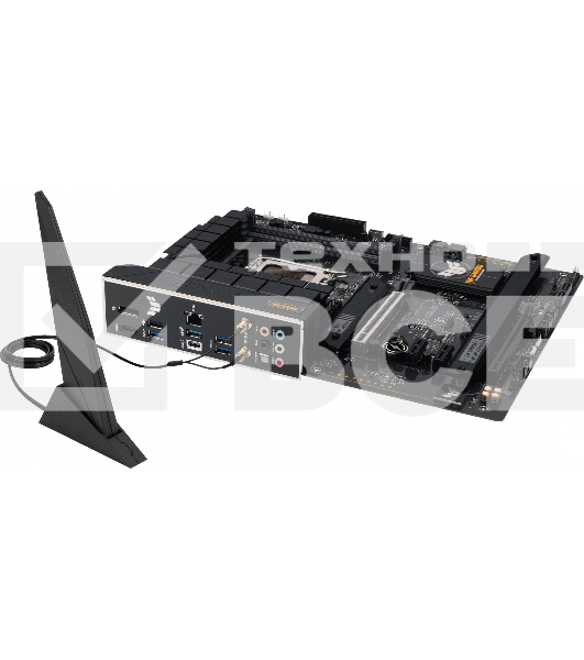 Материнская плата ASUS TUF GAMING B760-PLUS WIFI D4, LGA 1700, Intel B760, 4xDDR4, 4xSATA, 3xM.2, 1xPCI-E 5.0 x16, 1xPCI-E 3.0 x4, 1xUSB-A 3.2 Gen 2, 3xUSB-A 3.2 Gen 1, 1xUSB-C 3.2 Gen 2x2, 1x2.5Gb LAN, 5x3.5 мм, 7.1, Wi-Fi 6, Bluetooth 5.2, Standard-ATX