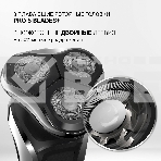 Бритва PMR 0307RС wet&dry PRO 5 blades+ электрическая (Polaris) , черный/хром, фото10