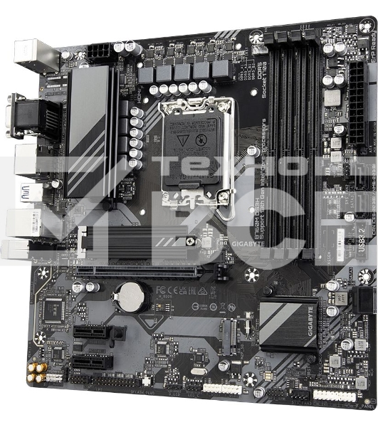 Материнская плата Gigabyte B760M DS3H, LGA 1700, Intel B760, 4xDDR5, 4xSATA, 2xM.2, 1xPCIe 4.0 x16, 2xPCIe x1, 1xHDMI, 1xVGA, 2xDP, 1x 2.5Gb LAN, 3xUSB-A 3.2 Gen 1, 1xUSB-C 3.2 Gen 2, 2xUSB-A 2.0, 3x3.5 мм, 7.1, mATX